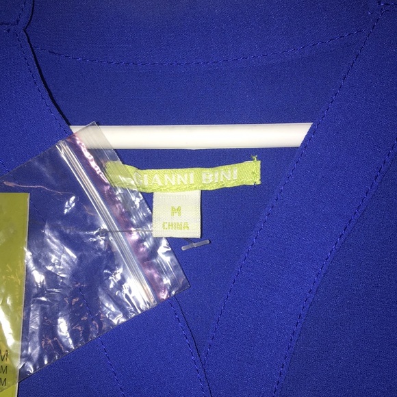 Gianni Bini M NWT high low sleeveless blouse - Picture 4 of 5